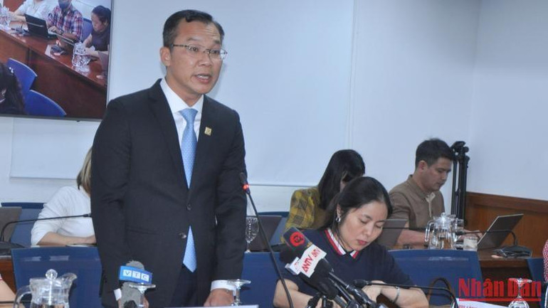 Ông Hoàng Minh Hoàn, Phó Tổng Giám đốc phụ trách điều hành Ngân hàng Sài Gòn (SCB).