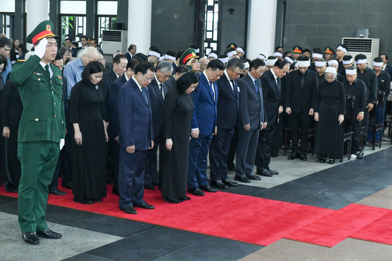 Toàn cảnh Lễ viếng Tổng Bí thư Nguyễn Phú Trọng: Trang nghiêm và xúc động ảnh 111