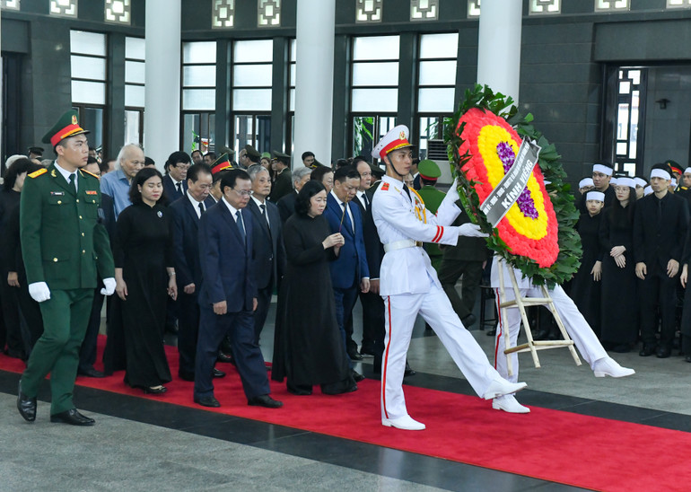 Toàn cảnh Lễ viếng Tổng Bí thư Nguyễn Phú Trọng: Trang nghiêm và xúc động ảnh 110