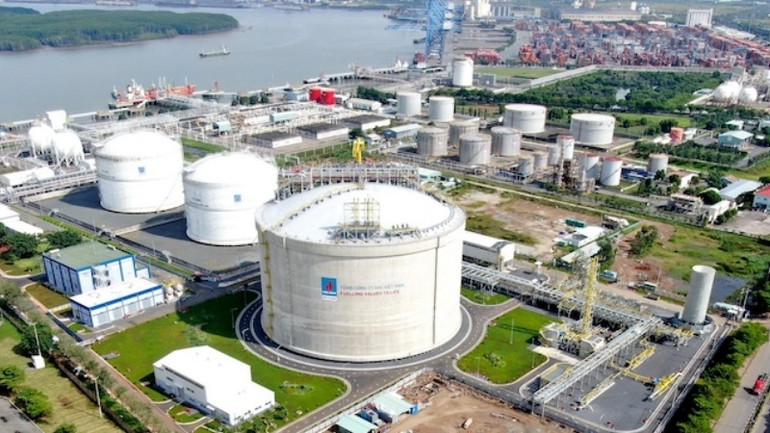 Kho cảng LNG Thị Vải.