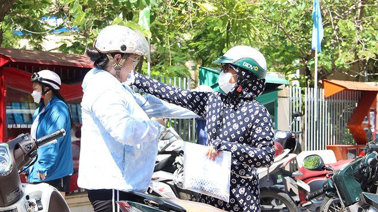 Đà Nẵng có thời tiết khá nắng trong những ngày thi.