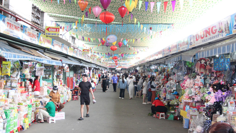 Một góc chợ Cồn hiện nay.