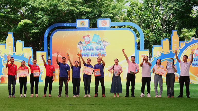 Tan ca Vui-Khỏe ghi hình số đầu tiên.