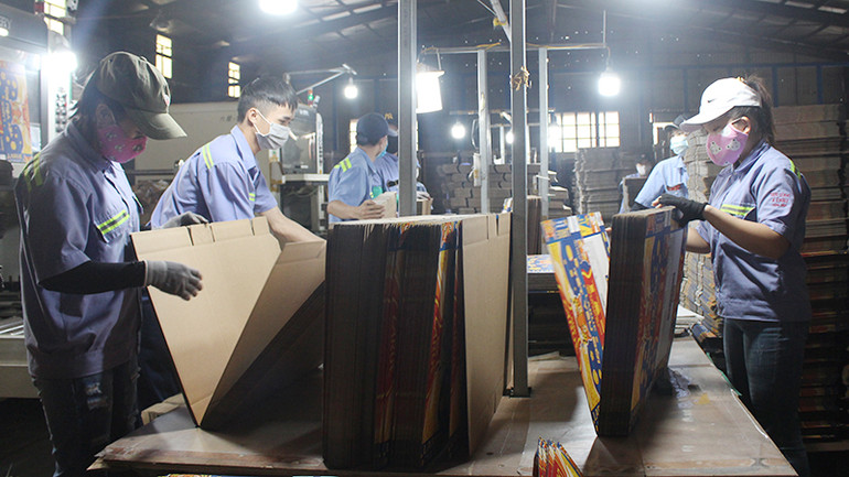 Nhà máy giấy Tân Long là một trong những doanh nghiệp đạt giải thưởng năm nay.