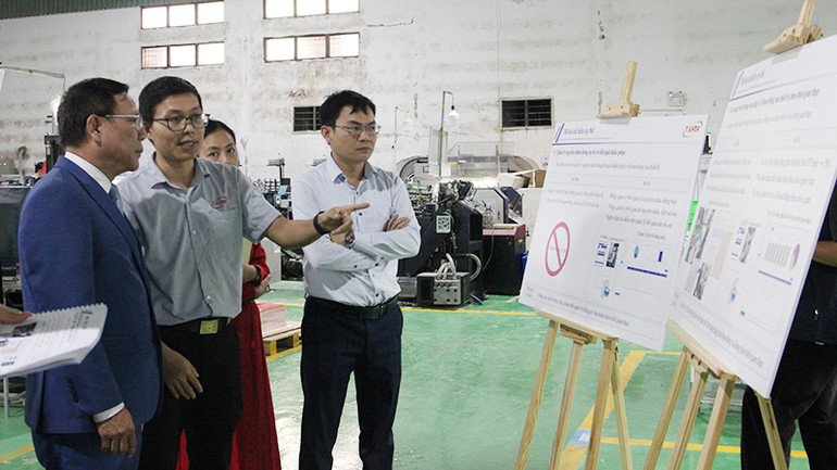 In Trùng Khoa đã tăng chỉ số nhà máy thông minh lên thang 3.