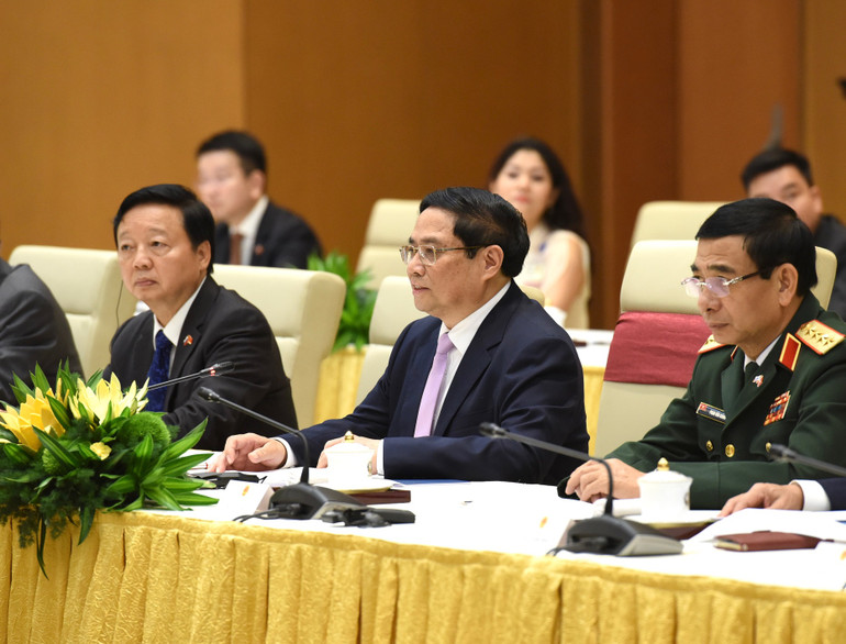 Thủ tướng Phạm Minh Chính phát biểu.