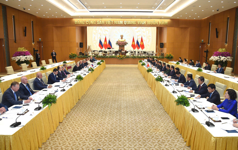 Quang cảnh buổi hội kiến.