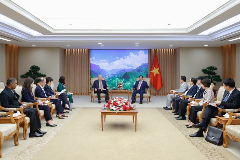 Quang cảnh buổi tiếp.