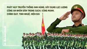 Lực lượng Công an nhân dân Việt Nam không ngừng phát triển, trưởng thành, là “lá chắn”, “thanh bảo kiếm” bảo vệ, vững bước theo Đảng, đồng hành cùng đất nước, phục vụ nhân dân, góp phần làm nên những thắng lợi vẻ vang của dân tộc.