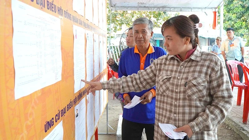 Cử Tri Biên Giới Đồng Tháp Nô Nức Tham Gia Ngày Hội Bầu Cử Quốc Hội