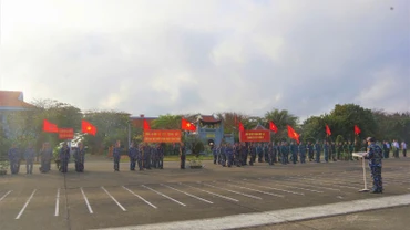Lễ phát động Tết trồng cây trên đảo Trường Sa.