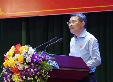 Đồng chí Lê Minh Hưng mong muốn cử tri huyện Nghi Xuân tiếp tục đoàn kết, sớm xây dựng thành công huyện nông thôn mới kiểu mẫu, điển hình về văn hoá.
