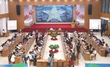 Quang cảnh buổi hội thảo.