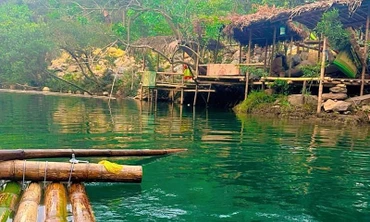 Đoạn suối Nước Lạnh, nơi xảy ra vụ một người đuối nước tử vong.