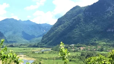 Một góc xã biên giới Trường Sơn (Quảng Bình).