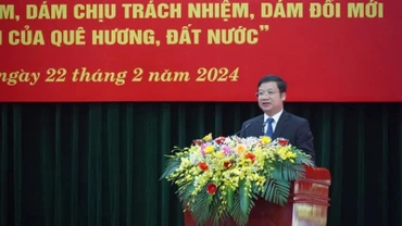 Đồng chí Cao Văn Định, Trưởng ban Tuyên giáo Tỉnh ủy Quảng Bình.