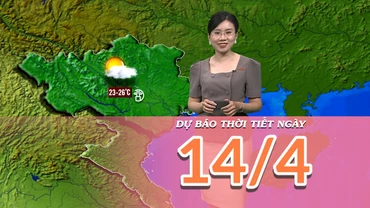 [Video] Dự báo thời tiết ngày 14/4/2025: Không khí lạnh suy yếu