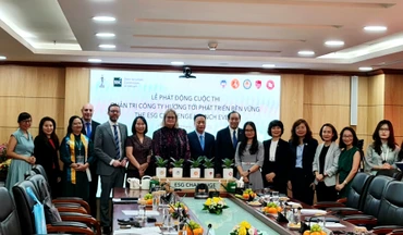 Lễ phát động cuộc thi Quản trị công ty hướng tới phát triển bền vững-ESG Challenge 2023 dành cho sinh viên.