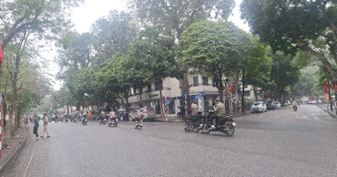 Một góc phố thuộc khu vực phía Đông Hồ Hoàn Kiếm (Ảnh: K.C)