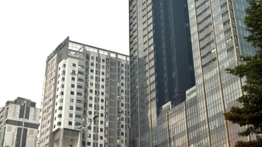 Tại Hà Nội có sự phân hóa cao về giá giữa các dự án chung cư ở vùng ven và nội thành (Ảnh: HNV)