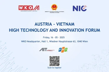 Diễn đàn lần đầu tiên về hợp tác công nghệ cao và đổi mới sáng tạo giữa Việt Nam và Áo. (Ảnh: NIC)