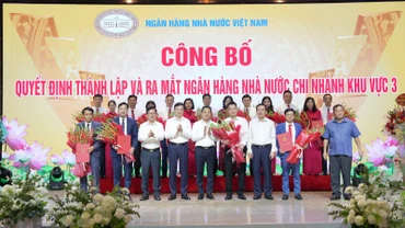 Lễ công bố quyết định thành lập và ra mắt Ngân hàng Nhà nước chi nhánh Khu vực III.