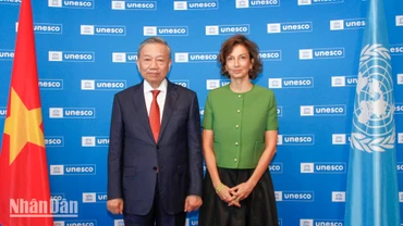 [Ảnh] Tổng Bí thư, Chủ tịch nước Tô Lâm thăm chính thức Trụ sở UNESCO