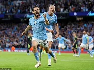 Man City vào chung kết Champions League. (Ảnh: Getty Images)