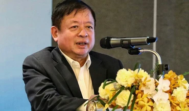 PGS. TS, nhạc sĩ Đỗ Hồng Quân phát biểu khai mạc lễ phát động.