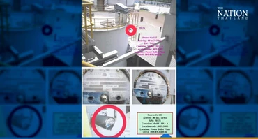 Ống chứa đồng vị phóng xạ nguy hiểm caesium-137 được lắp đặt tại các nhà máy nhiệt điện. (Ảnh: The Nation)