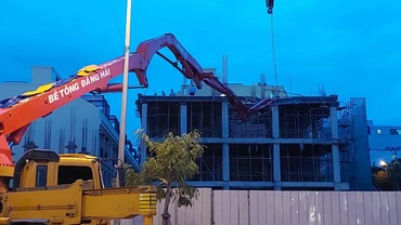 Hiện trường vụ tai nạn.