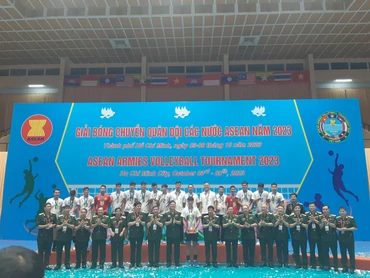 Việt Nam vô địch giải bóng chuyền nam Quân đội các nước ASEAN