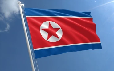 Quốc kỳ Triều Tiên. Ảnh: Báo Tin tức.