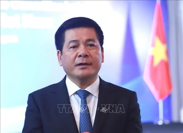 Đồng chí Nguyễn Hồng Diên, Ủy viên Ban Chấp hành Trung ương Đảng, Bộ trưởng Công thương. Ảnh: TTXVN