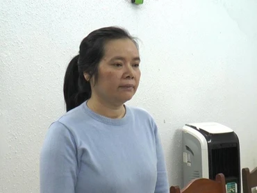  Đối tượng Nguyễn Thị Tường Vi, ảnh Công an cung cấp.