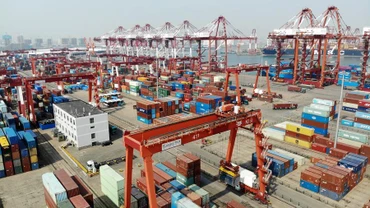 Quang cảnh cảng Thanh Đảo ở tỉnh Sơn Đông, miền đông Trung Quốc. Ảnh: Tân Hoa xã