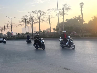 Khu vực Hà Nội sáng và đêm trời rét. Ảnh: Đ.T