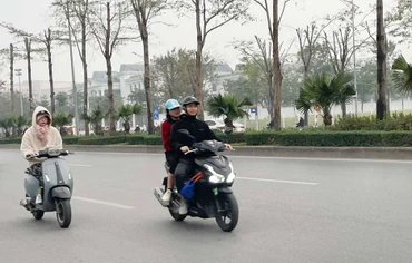 Khu vực Hà Nội có mưa, mưa rào, trời chuyển rét. Ảnh: ĐT