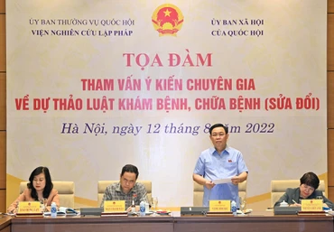 Tọa đàm tham vấn ý kiến chuyên gia dự thảo Luật khám bệnh, chữa bệnh (sửa đổi).