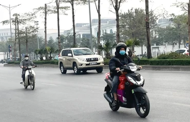 Khu vực Hà Nội trời tiếp tục rét đậm. Ảnh: ĐT