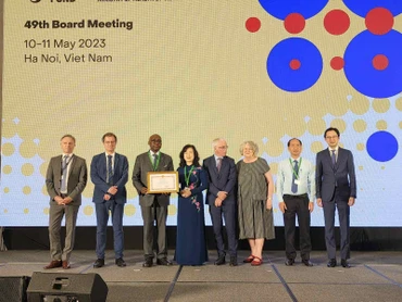Bộ trưởng Y tế Đào Hồng Lan và các đại biểu tại phiên khai mạc Hội nghị lần thứ 49 Hội đồng điều hành Quỹ Toàn cầu.