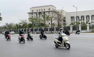 Khu vực Hà Nội nhiệt độ phổ biến 15-18 độ. Ảnh: Đ.T