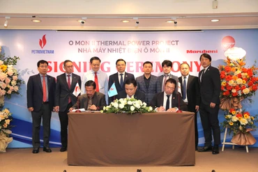 Đại diện PVN và liên danh Marubeni-WTO ký kết thỏa thuận khung hợp đồng bán khí Lô B.