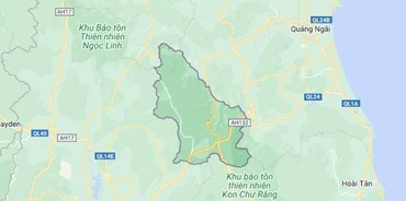 Bản đồ khu vực Kon Plông. (Nguồn: Google Maps)
