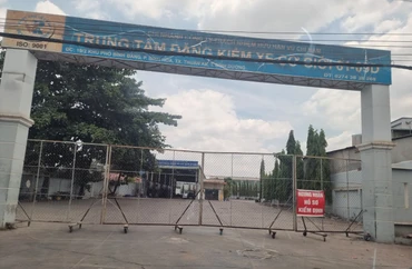 Trung tâm đăng kiểm xe cơ giới 61-09D tại phường Bình Hòa, thành phố Thuận An, tỉnh Bình Dương.
