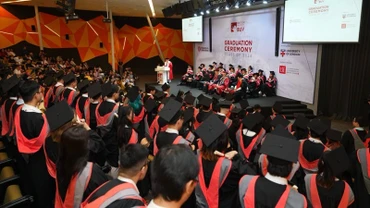 Buổi lễ tốt nghiệp của sinh viên Trường đại học Anh Quốc Việt Nam. 