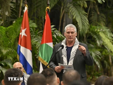 Chủ tịch Cuba Miguel Díaz-Canel.