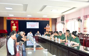 Quang cảnh Lễ khai mạc trại sáng tác.