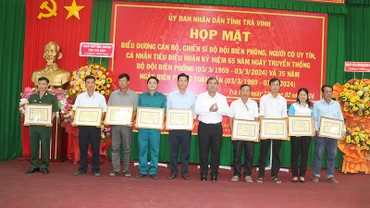 Các cá nhân được trao tặng Kỷ niệm chương "Vì chủ quyền an ninh biên giới Tổ quốc".