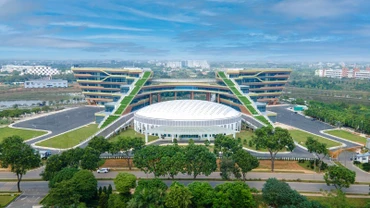 Trung tâm Đổi mới sáng tạo quốc gia (NIC) được xây dựng tại Khu Công nghệ cao Hòa Lạc, huyện Thạch Thất, Hà Nội. (Ảnh NIC)